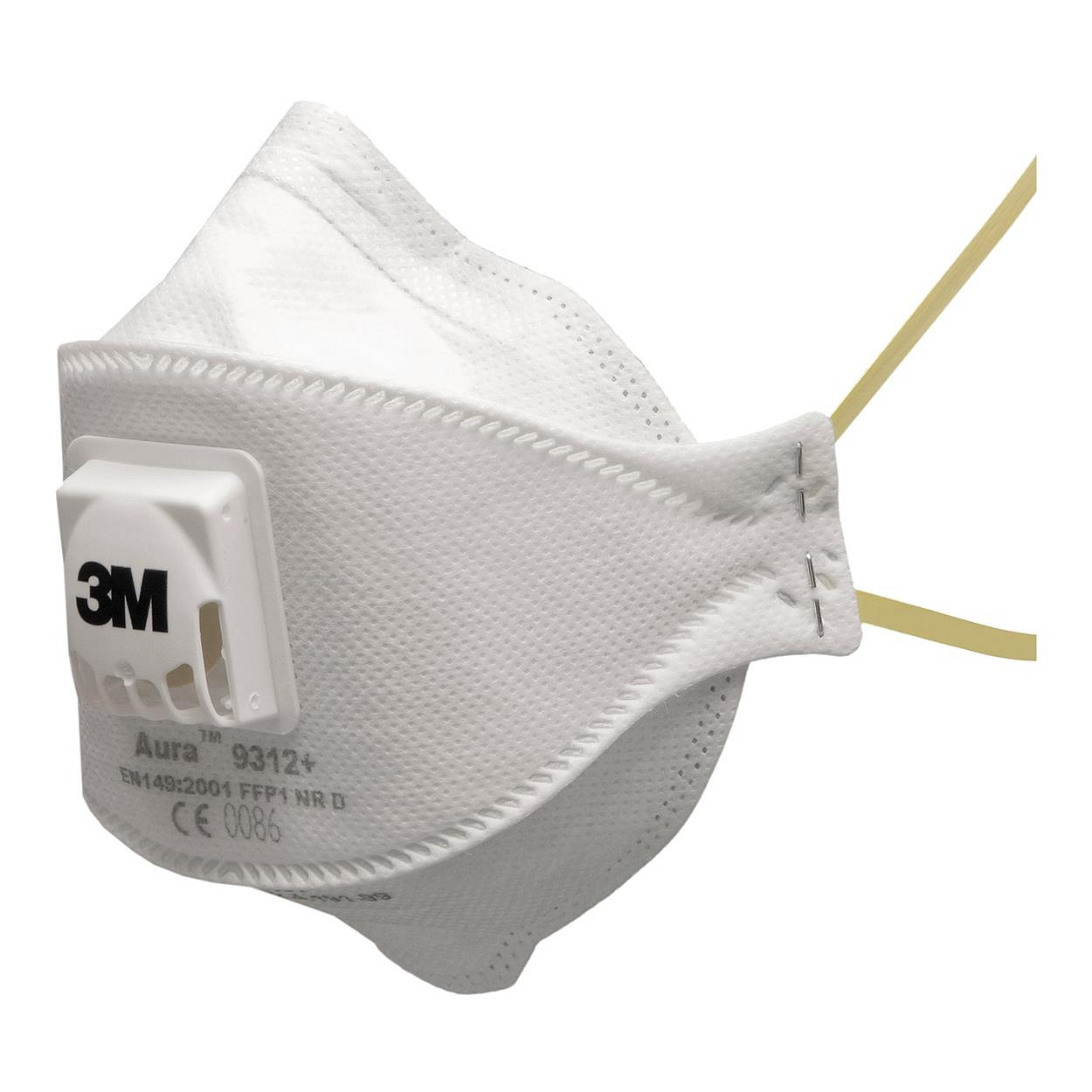 3M Aura 9312+ stofmasker FFP1 NR D met uitademventiel box 10 stuks