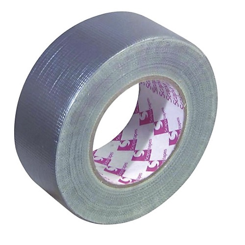 Scapa duct tape grijs basic PE gecoat textiel 50x50m